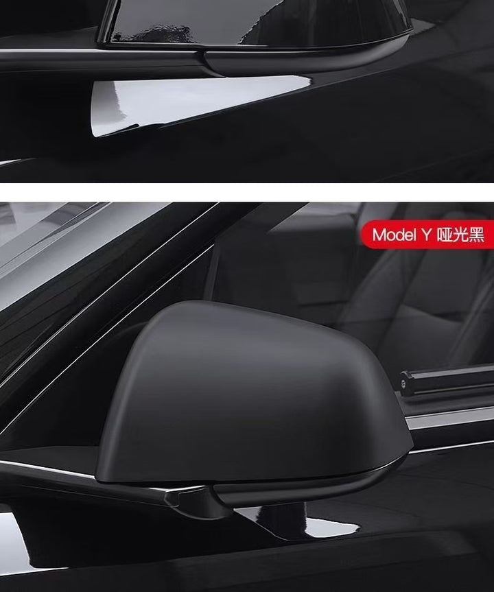 carbon fiber side mirror cover caps for Tesla model Y