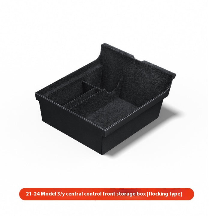 For 2024 and later upgraded Tesla Model 3/Y center console storage tray armrest box - custom interior accessories, suitable for 2024 and later