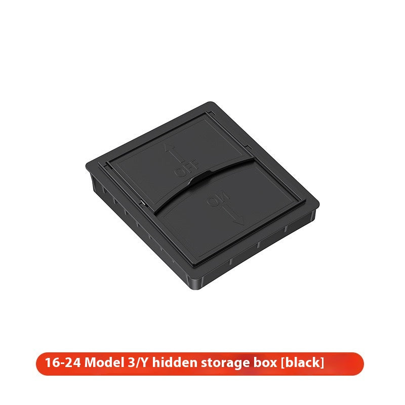 For 2024 and later upgraded Tesla Model 3/Y center console storage tray armrest box - custom interior accessories, suitable for 2024 and later