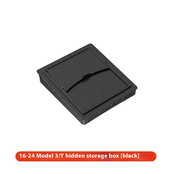 For 2024 and later upgraded Tesla Model 3/Y center console storage tray armrest box - custom interior accessories, suitable for 2024 and later
