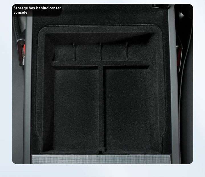 For 2024 and later upgraded Tesla Model 3/Y center console storage tray armrest box - custom interior accessories, suitable for 2024 and later