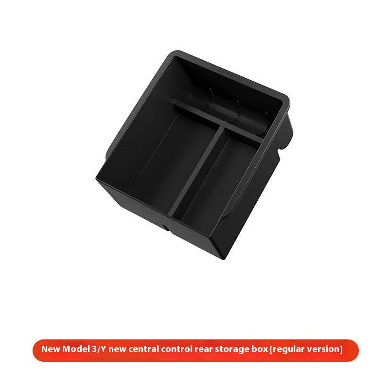 For 2024 and later upgraded Tesla Model 3/Y center console storage tray armrest box - custom interior accessories, suitable for 2024 and later