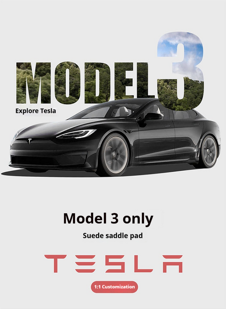 custom Tesla model 3/Y seat cushion – thin, breathable, half-wrapped Sue’s cars eat pad for year-round comfort