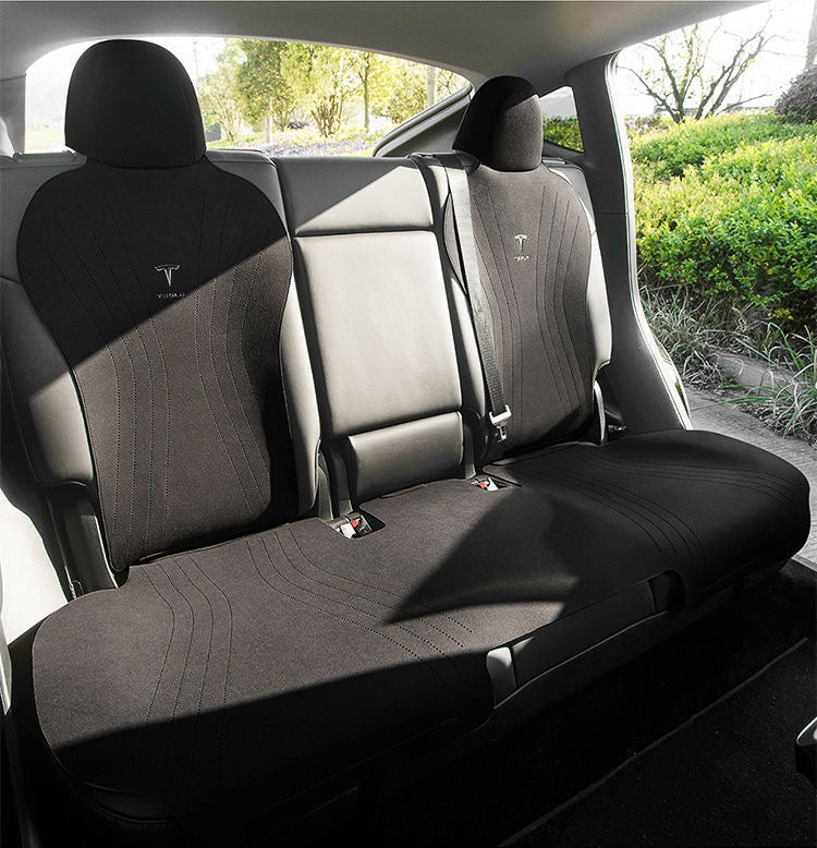 custom Tesla model 3/Y seat cushion – thin, breathable, half-wrapped Sue’s cars eat pad for year-round comfort