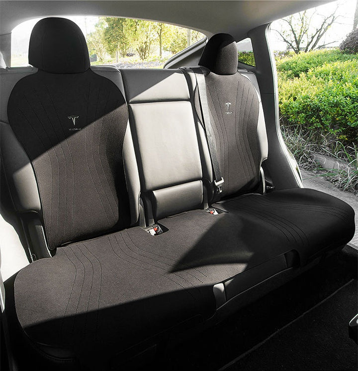 custom Tesla model 3/Y seat cushion – thin, breathable, half-wrapped Sue’s cars eat pad for year-round comfort
