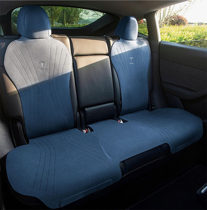 custom Tesla model 3/Y seat cushion – thin, breathable, half-wrapped Sue’s cars eat pad for year-round comfort