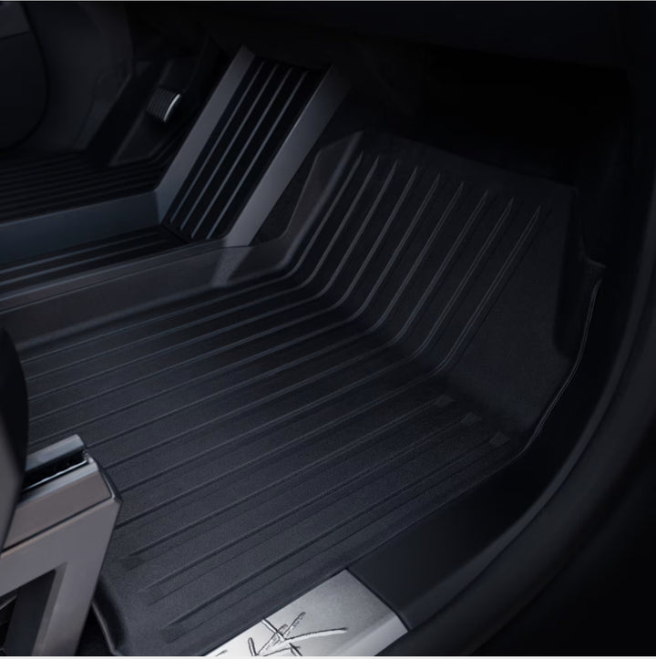 cyber truck custom full-car molded floor mat set
