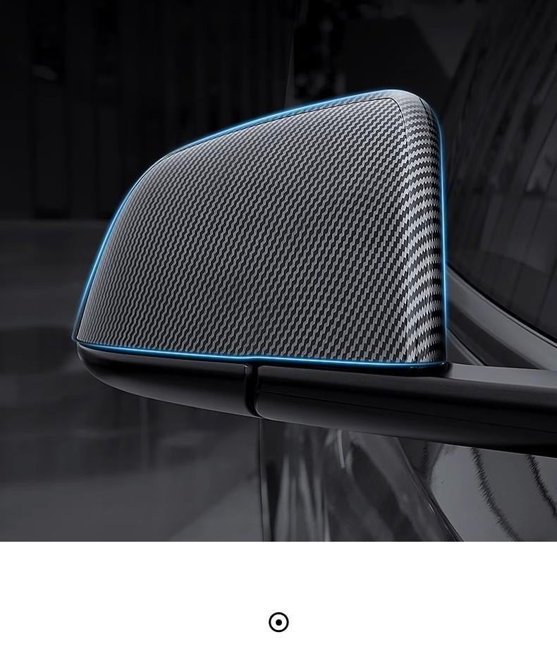 carbon fiber side mirror cover caps for Tesla model Y