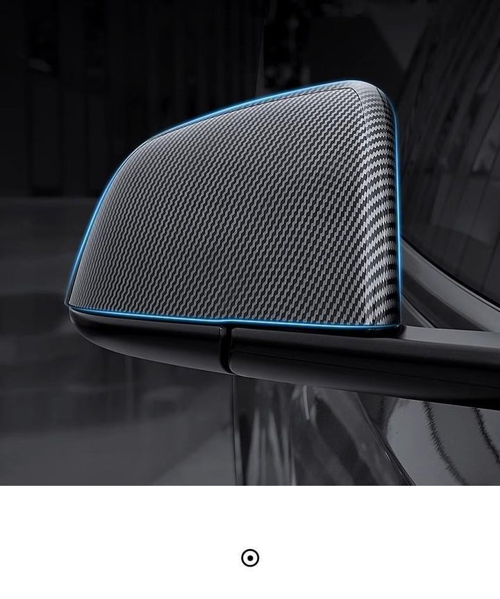 carbon fiber side mirror cover caps for Tesla model Y