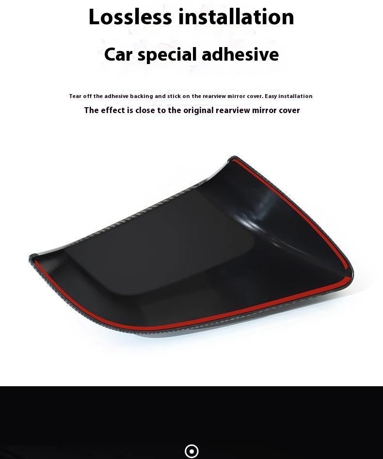 carbon fiber side mirror cover caps for Tesla model Y