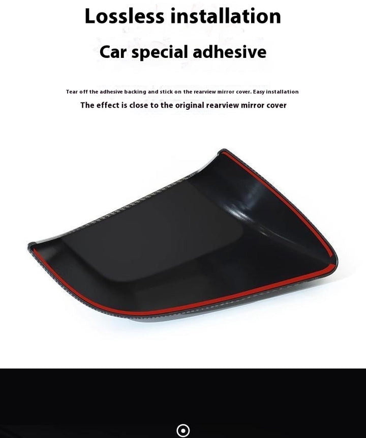 carbon fiber side mirror cover caps for Tesla model Y