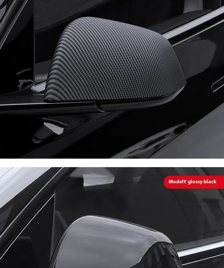 carbon fiber side mirror cover caps for Tesla model Y