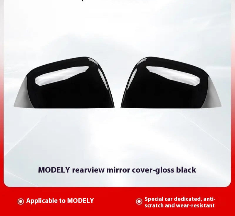 carbon fiber side mirror cover caps for Tesla model Y