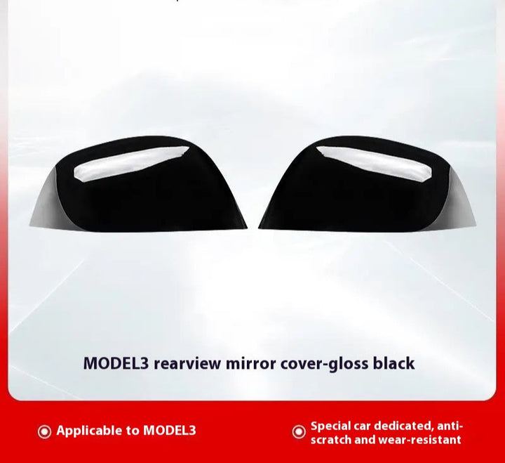 carbon fiber side mirror cover caps for Tesla model Y