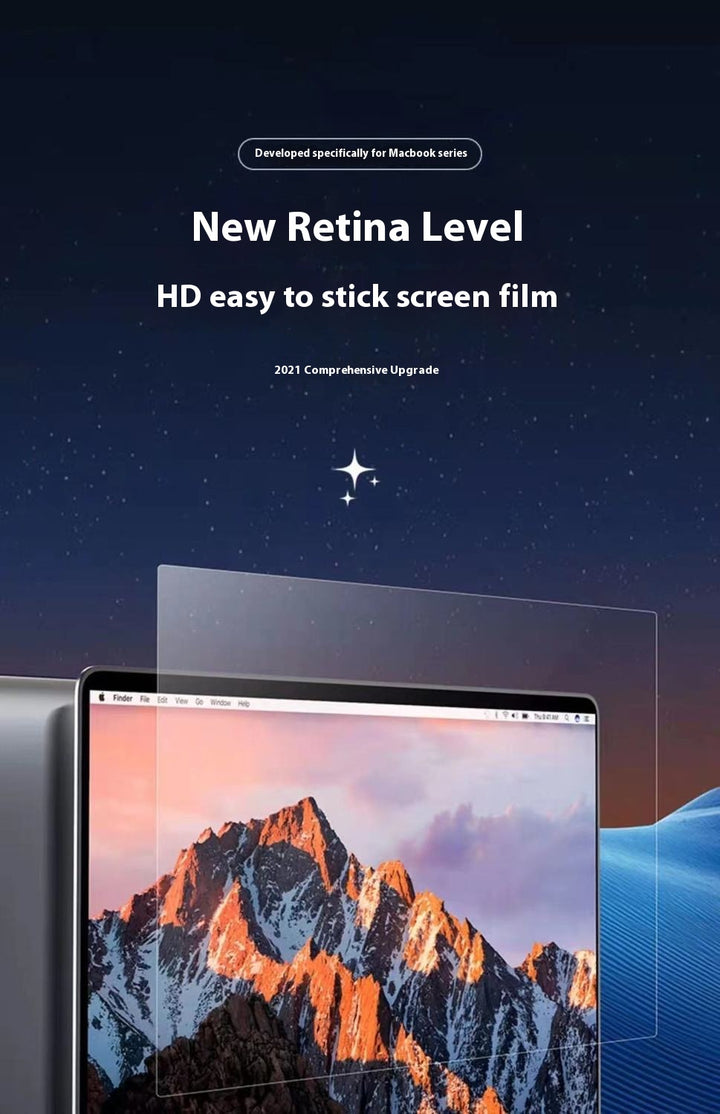 full series of MacBook screen anti-glare tempered glass film – comprehensive coverage for all MacBook models