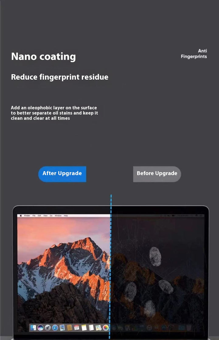 full series of MacBook screen anti-glare tempered glass film – comprehensive coverage for all MacBook models