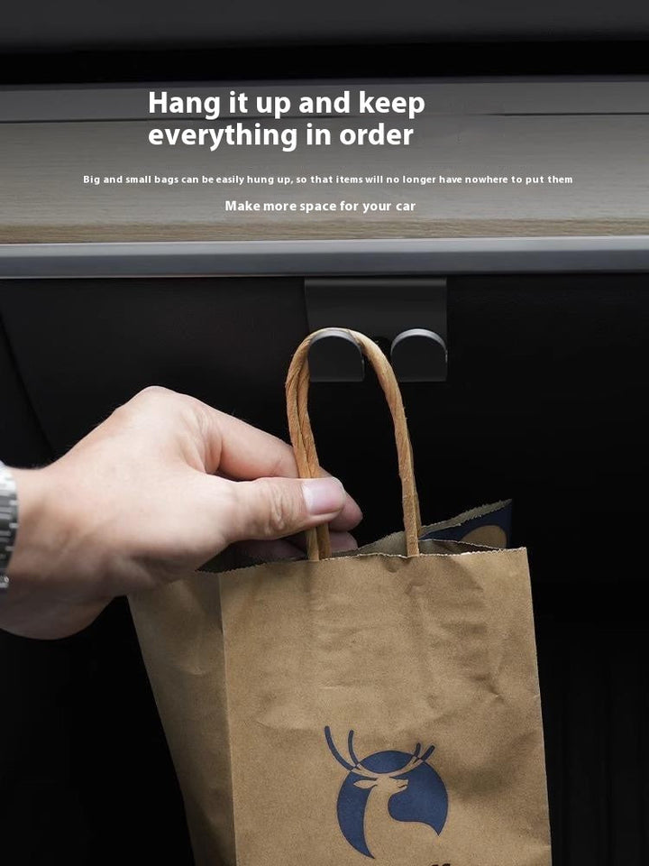Model Y glove box hook