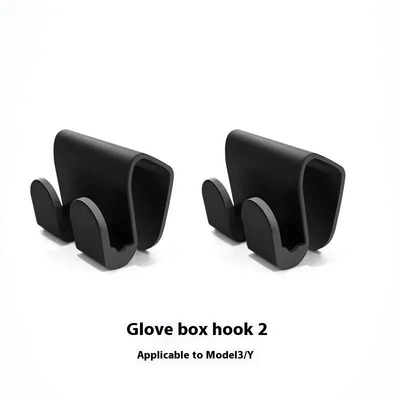 Model Y glove box hook