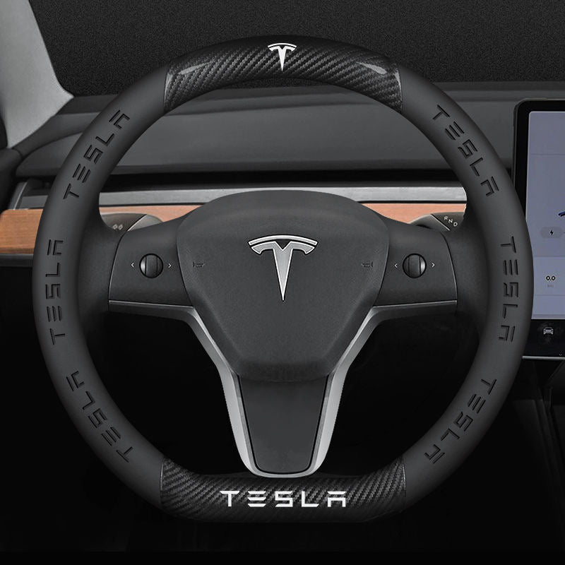Tesla Personalized Steering Wheel Cover