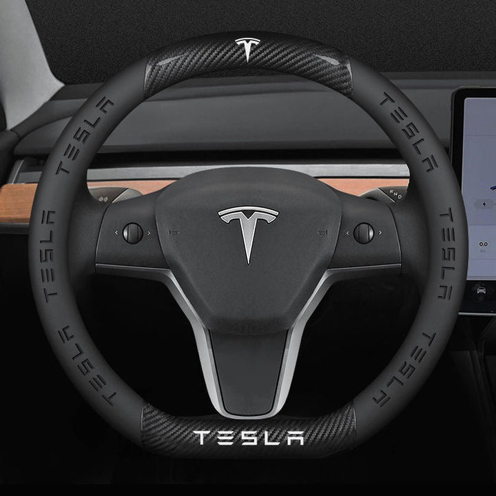 Tesla Personalized Steering Wheel Cover