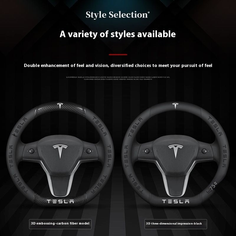 Tesla Personalized Steering Wheel Cover