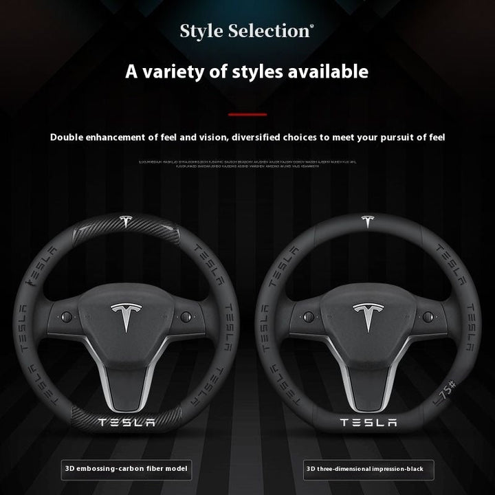 Tesla Personalized Steering Wheel Cover