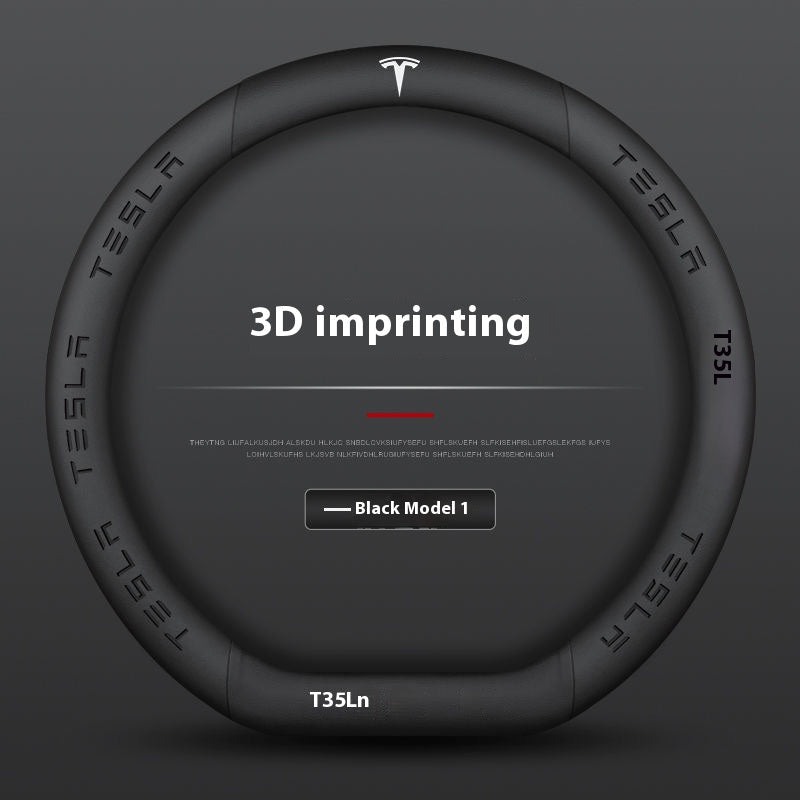 Tesla Personalized Steering Wheel Cover