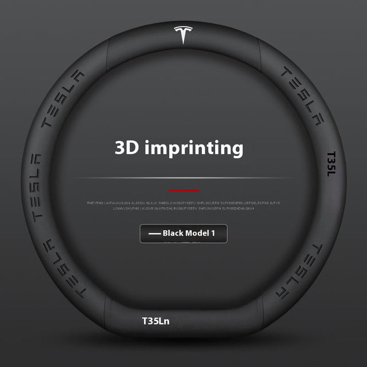 Tesla Personalized Steering Wheel Cover