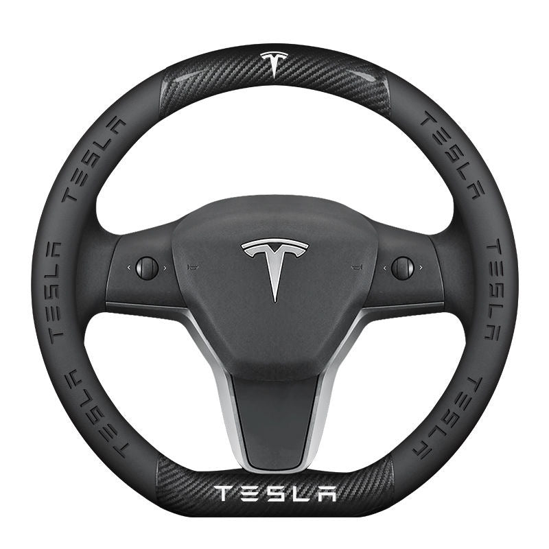 Tesla Personalized Steering Wheel Cover