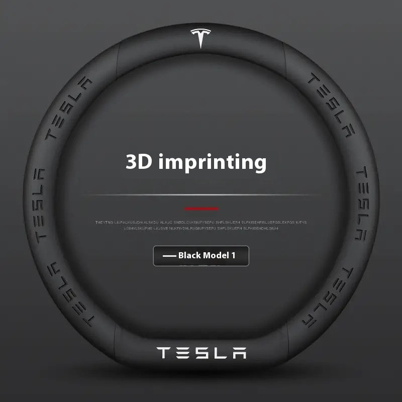 Tesla Personalized Steering Wheel Cover