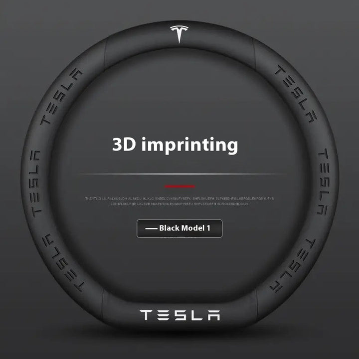 Tesla Personalized Steering Wheel Cover