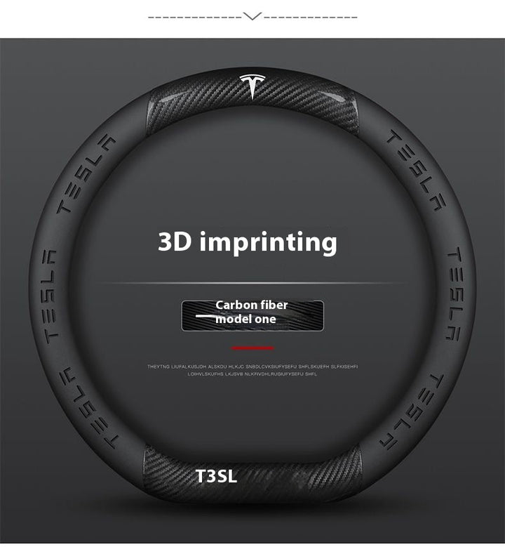 Tesla Personalized Steering Wheel Cover