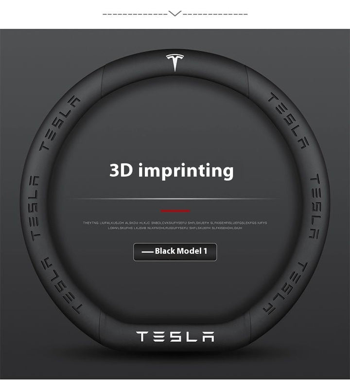 Tesla Personalized Steering Wheel Cover