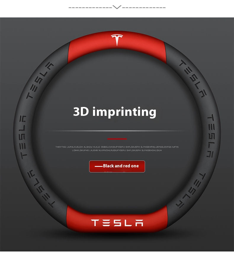 Tesla Personalized Steering Wheel Cover