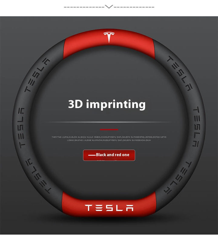 Tesla Personalized Steering Wheel Cover