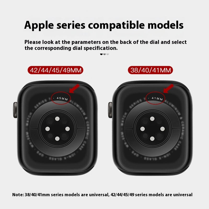 Marine Silicone Strap for Apple Watch – Soft, Waterproof, Sport Band Compatible with iWatch Series Ultra, 9, 8, 7, 6, SE, 5, 4, 3, 2, 1 (38mm–49mm)