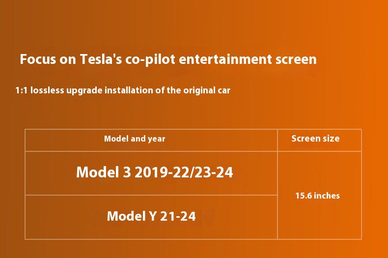 Tesla Model Y / Model 3 Passenger Entertainment Display - Navigation Upgrade, Smart Assistant, Futuristic Add ON