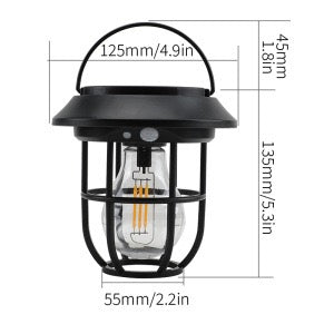 Camping Light Solar Lantern Multi-function Camping Light Tent Light Work Light Outdoor Lighting Portable Lantern