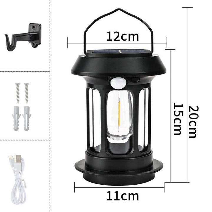 Camping Light Solar Lantern Multi-function Camping Light Tent Light Work Light Outdoor Lighting Portable Lantern