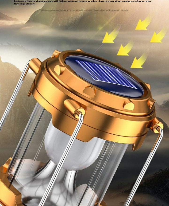 Camping Light Solar Lantern Multi-function Camping Light Tent Light Work Light Outdoor Lighting Portable Lantern