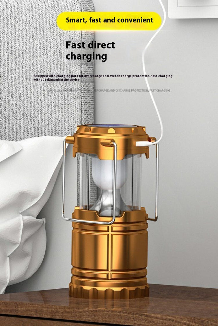 Camping Light Solar Lantern Multi-function Camping Light Tent Light Work Light Outdoor Lighting Portable Lantern