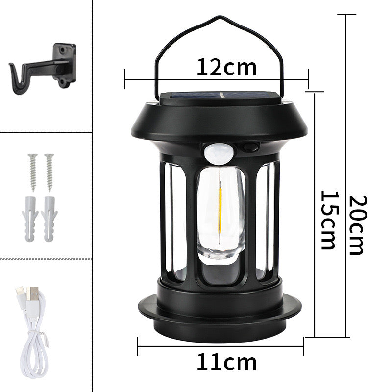Camping Light Solar Lantern Multi-function Camping Light Tent Light Work Light Outdoor Lighting Portable Lantern