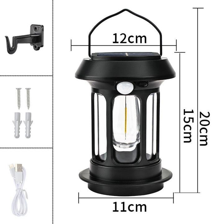 Camping Light Solar Lantern Multi-function Camping Light Tent Light Work Light Outdoor Lighting Portable Lantern