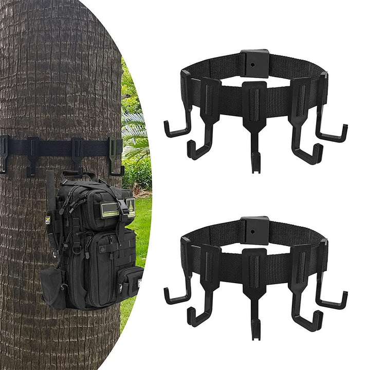 Camping, Tree Gear Hook, Outdoor Tree Hook with Net for Camping and Hiking Gear