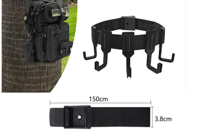 Camping, Tree Gear Hook, Outdoor Tree Hook with Net for Camping and Hiking Gear