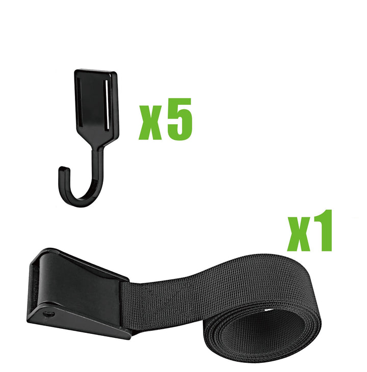 Camping, Tree Gear Hook, Outdoor Tree Hook with Net for Camping and Hiking Gear