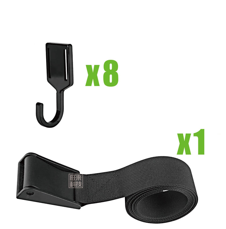 Camping, Tree Gear Hook, Outdoor Tree Hook with Net for Camping and Hiking Gear