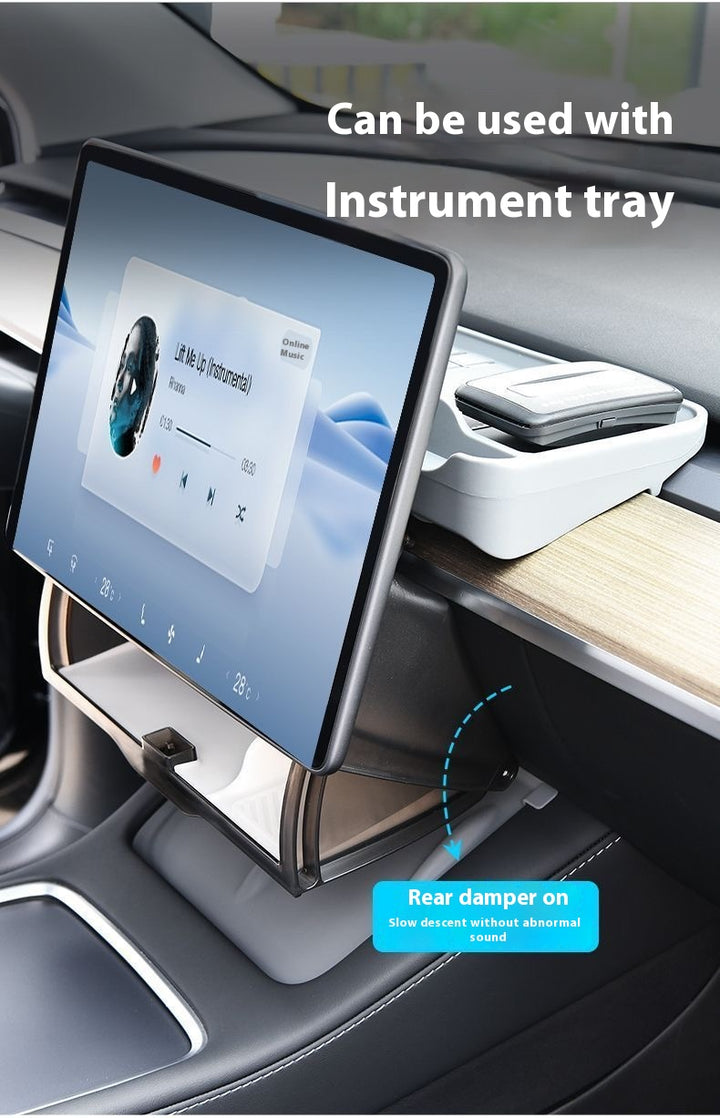 Magnetic Storage Box for Tesla Model Y - Driver Side Mini Glove Box Organizer - Hidden Interior Storage Accessory