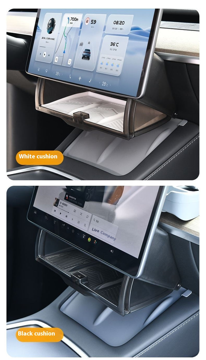 Magnetic Storage Box for Tesla Model Y - Driver Side Mini Glove Box Organizer - Hidden Interior Storage Accessory
