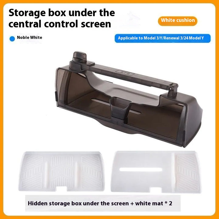 Magnetic Storage Box for Tesla Model Y - Driver Side Mini Glove Box Organizer - Hidden Interior Storage Accessory